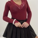 maglia con pizzo dalia